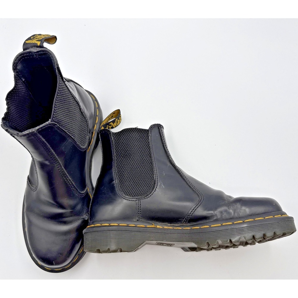Dr Martens 2976 Women Air Wair Bouncing Soles Ankle Boots Black Sz 8 women 7 men - Picture 10 of 11